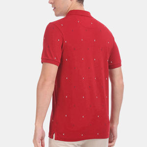 Camiseta de polo de golf con patrón sólido de estilo informal para hombre con manga corta de secado rápido, camiseta de Jersey personalizada al por mayor - Product Image 3