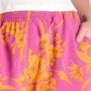 Pantalones harén personalizables para mujer, pantalones cortos de Fitness, ropa activa de Algodón 100% con diseño impreso, moda sostenible - Product Image 4