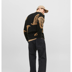 กางเกงยีนส์ทรงแบ็กกี้ผู้ชาย สไตล์วินเทจ ล้างสีแบบแอซิด  ลำลอง มีกระเป๋า  รับทำโลโก้แบรนด์ส่วนตัว ทรงหลวม ปรับแต่งได้ - Product Image 6