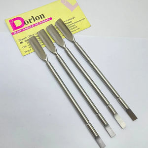 เครื่องผลักหนังกำพร้าสำหรับทำเล็บมือและเท้าอุปกรณ์ทำเล็บมือและเล็บเท้าทำจากสแตนเลสทนทานแบบสั่งทำโลโก้ได้ - Product Image 1