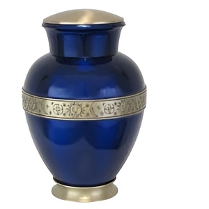 Classical Highest Quality Funeral Accessories Brass Adult Urns Wholesale Brass Funeral Cremation Urns Made India 2026 - Product Image 4