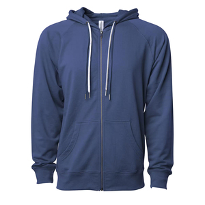 Logotipo impreso personalizado Oem diseño hombres cremallera térmica 100% algodón Sudadera con capucha manga completa último estilo hombres sudaderas con capucha - Product Image 1