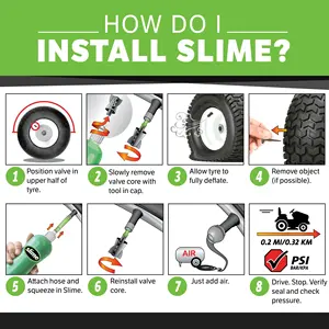 3.8L/1Gal Slime Per Camera D'aria Otros Neumáticos y Accesorios para Ruedas - Product Image 6