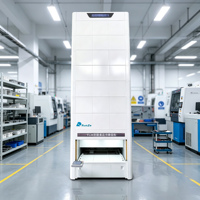 Système de module de levage vertical à livraison automatique de plateaux, accès multi-niveaux, pour entrepôt à plusieurs étages, en métal
