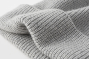 Wholesale Ribbed Striped Luxury Fluffy Classical Thick Soft Unisex Custom logo Winter Cashmere Wool Knitted Hat - Product Image 4