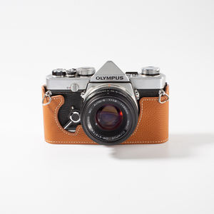 Funda protectora de cuero auténtico hecha a mano para Olympus OM1 OM1N OM2 OM2N OM4 OM4TI OM3, Funda de cuero personalizable para cámara - Product Image 2