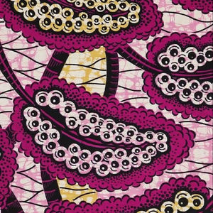 Impresión de cera Africana personalizada Maputo de alta calidad y tela de algodón Ankara para ropa, vestidos, bolsos, manualidades OEM de confianza - Product Image 1