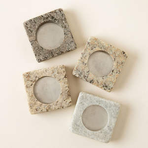 Handmade Hexagon Shape <b>Marble</b> <b>Coaster</b> Elegant Solid Decorative Coffee Tea Mat Protective Stone Drink Protector - Product Image 5