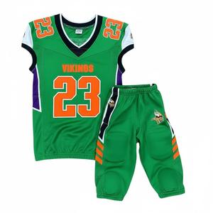 Meilleur design 2026 Nouvelle arrivée Uniforme de football américain pour adultes personnalisé de haute qualité, très vendu, respirant, nom de l'équipe, grande taille - Product Image 4