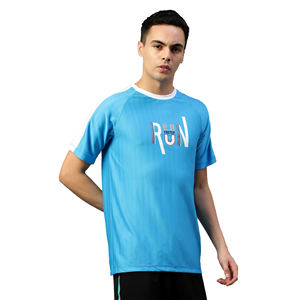 T-shirts 100% coton pour hommes T-shirt décontracté à coupe régulière, respirant, anti-boulochage et séchage rapide - Product Image 2