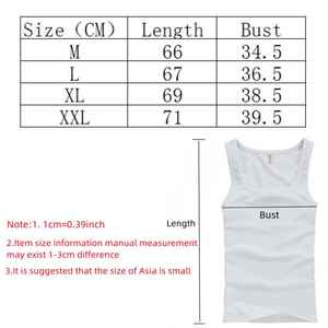 High Quality Breathable Plus Size Men's Summer Gym Fitness Tank Top Custom Plain Ribbed New Design Knitted Spandex/Cotton Casual - Product Image 3