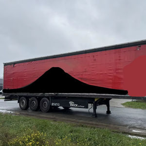 Remolque de volteo trasero de acero de alta resistencia BURG de 3 ejes con sistema hidráulico, plataforma baja (Lowboy) para construcción, carga útil <5000 kg - Product Image 1