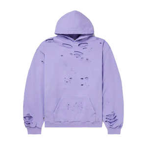 Design personnalisé Pull-over en coton mélangé Streetwear Sweats à capuche vieillis pour hommes Mode confortable Sweats à capuche vieillis - Product Image 5