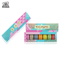Boîte d'emballage en papier pour petits gâteaux et cupcakes, pâtisserie, macarons, de qualité alimentaire, avec fenêtres transparentes