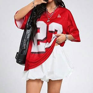 เสื้อเจอร์ซีย์ฟุตบอลอเมริกันไซส์ใหญ่พิเศษดีไซน์ใหม่ - Product Image 4