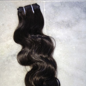 Extensión de cabello natural rizado con textura de cabello, color permanente y textura permanente, templo indio del Sur, 100% sin procesar - Product Image 1