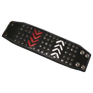 BANDE DE POIGNET EN CUIR HMB-408A FASHION BANDES GOTHIQUES BOUTONS DE POIGNET TYLE - Product Image 3