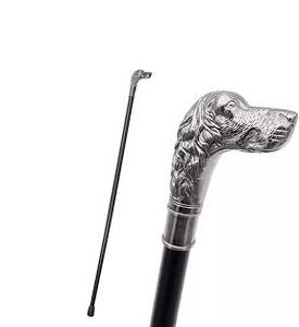 Bâton de marche en bois vintage avec poignée décorative en laiton Canne en bois design 36 "vieux hommes et femmes bâton de marche - Product Image 2