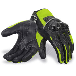 2024 diseño personalizado de alta calidad guantes de carreras de impacto para hombres cuero transpirable para deportes de invierno precio al por mayor - Product Image 1