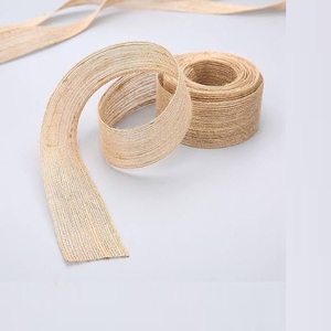 Cinta de cinta de yute impresa con árbol ecológico más vendido con bordes ásperos Artesanía de Bangladesh - Product Image 4