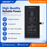 Batterie de remplacement pour iPhone 14, 3500 mAh, cellule Li-polymère haute capacité avec protection IC, pièces de téléphone portable OEM en gros, en vrac