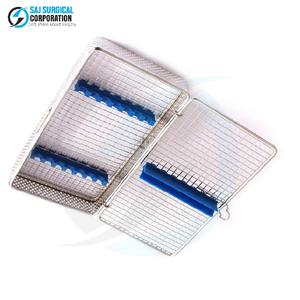 Cesta Oftálmica Micro con Tapa, Insertos de Acero Inoxidable, Tiras Duraderas y Reutilizables, Diseñada para un Manejo Seguro de Instrumentos Oftalmológicos - Product Image 3