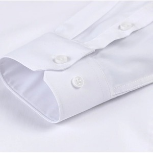 Top Trending Casual Camisas lisas Nuevas transpirables camisas de manga larga para hombres 100% Algodón Camisas al por mayor - Product Image 6