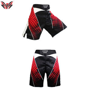 กางเกงขาสั้นฝึกซ้อมกางเกง MMA ของผู้ชายดีไซน์แบบ2023ศิลปะแบบกำหนดโลโก้ได้เอง - Product Image 3
