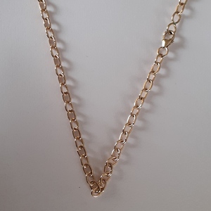 Chaîne en or 14 carats avec motif croix étoilée, plaquée or blanc, jaune et rose, ornée de perles et de diamants, idéale pour les occasions religieuses et de mariage - Product Image 2