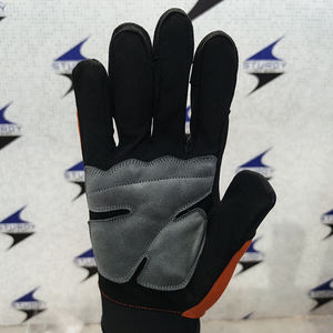 Gants de travail de mécaniciens haute performance en cuir synthétique avec jointure et protection du dos des mains Gants de sécurité - Product Image 6