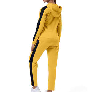 Custom Printing Embroidery Logo Plus Size Casual Wear Fashion 2 Piece Set Jogger <b>Sweatshirt</b> Sweatpants Tracksuit for Women - Product Image 3