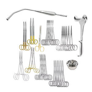 Ensemble d'instruments de section C Kit complet de gynécologie et de chirurgie générale en acier inoxydable pour ensemble de césarienne 50 + PCS - Product Image 5