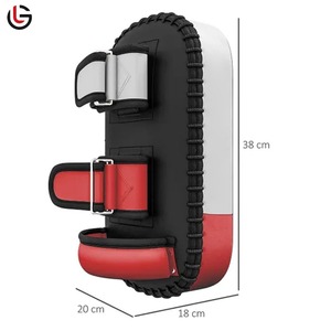 Gants de boxe durables de haute qualité avec impression bouclier de coup de pied fabriqué au Pakistan prix de gros bas quantité minimale de commande bouclier de coup de pied de haute qualité - Product Image 3
