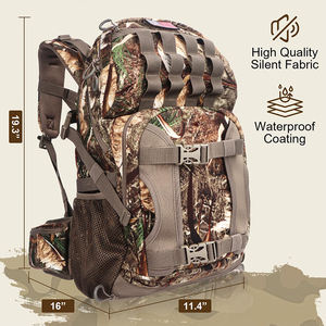Büyük kapasiteli su geçirmez 35L naylon Camo avcılık sırt çantası yay dişli aksesuarları yürüyüş için silindir çanta uzun ömürlü açık - Product Image 2