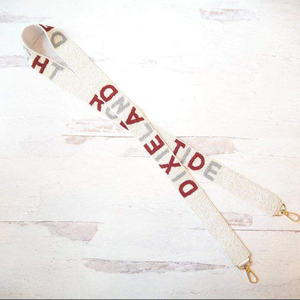 Ceintures perlées faites à la main Orange blanc graine conception broderie longueur personnalisée sangles de guitare étoile sac à main coloré accessoires de mode - Product Image 5