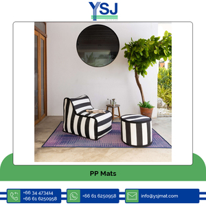 Alfombrillas de polipropileno reciclado 100% rectangulares de diseño personalizado al por mayor de Tailandia a buen precio - Product Image 5