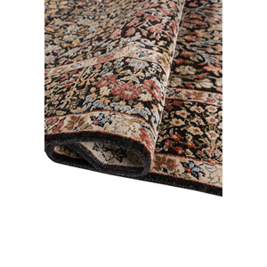 Tapis en laine et soie noué à la main Gulmarg Blue AKWS-13027, motif floral, rectangulaire, pour la maison, le salon, la chambre, le couloir - Product Image 2