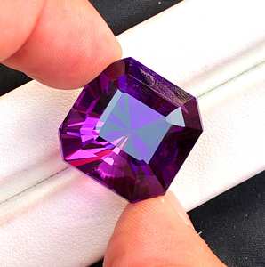 เบาะธรรมชาติตัดอเมทิสต์อัญมณีหลวมคริสตัล Cabochon IGI ได้รับการรับรองสำหรับผู้ชายผู้หญิงเครื่องประดับเทศกาลของขวัญพิเศษ - Product Image 5