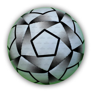 Balón de fútbol de tamaño oficial 5 PVC inflable de color personalizado con goma de cuero y TPU para entrenar partidos de ocio - Product Image 2