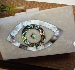 กระเป๋าคลัทช์สำหรับผู้หญิงทำจากยางเรซินหัตถกรรมอินเดีย - Product Image 2