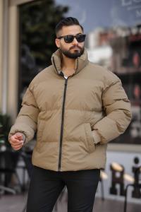 Chaqueta Acolchada de Invierno para Hombre, Gruesa, Cálida, Aislante, Cortavientos, Impermeable, Informal, para Exteriores, con Cremallera, a la Moda - Product Image 5