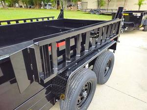 Offre très affreuse maintenant 6 'X 10' remorque à benne hydraulique avec rampes de chargement GVWR 9990 - Product Image 2