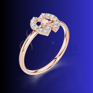 Shining jewels 10K Anillo abierto Ajustable para mujer Moda Estilo coreano - Product Image 1