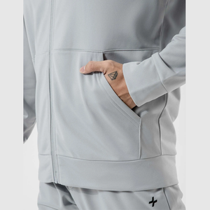 Chaqueta con cremallera y cuello levantado de estilo formal para hombre con servicio OEM disponible - Product Image 4