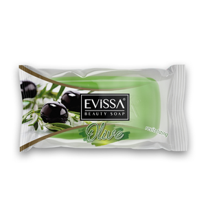 Jabón Transparente de Oliva 70g, Flowpack, Hidratante y Refrescante, Jabón de Manos Sin Químicos Agresivos, Limpiador Corporal Diario, 72 Unidades, EVISSA - Product Image 1