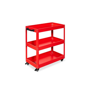 Chariot mobile en acier, chariot d'assemblage en métal, étagère, chariot à outils en acier pour outils de véhicule - Product Image 5