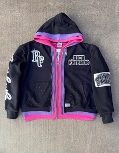 Combinaisons de survêtement unisexes personnalisées avec broderie et pierre du Rhin Pantalons de survêtement et sweats à capuche Survêtements pour hommes - Product Image 1