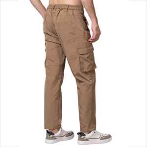 Pantalones cargo modernos OEM personalizados con construcción de múltiples bolsillos, tela premium, ajuste relajado, ideales para estilo urbano. - Product Image 2