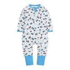 Mono de Bebé Unisex con Cierre YKK, 100% Algodón Orgánico Certificado GOTS, con Rayas - Product Image 6