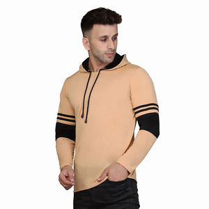 Customized Pullover Hoodies Casual Plain Men Fashion Hoodies Fleece Hoody With Custom Design And Size - Product Image 5